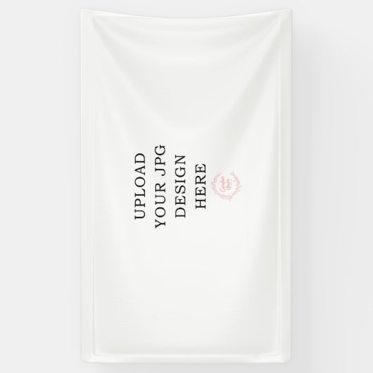 Bedrukte banner feestdecoratie (Verticaal)