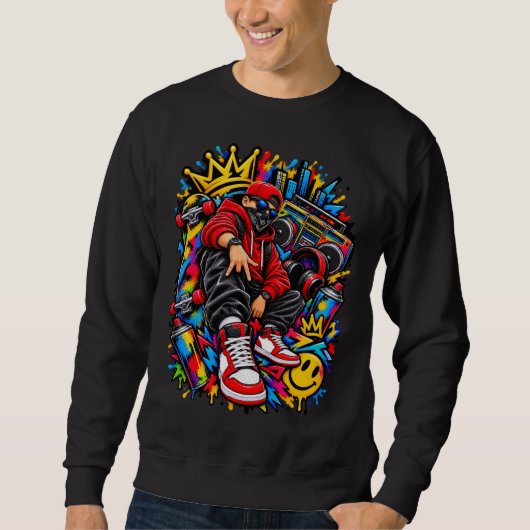 Bedrukte Basic Sweet T-Shirt (Voorkant)