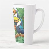 Bedrukte beker latte mok (Rechts)