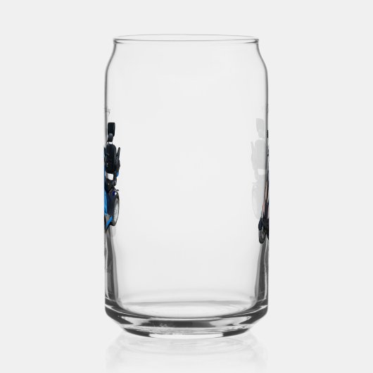 Bedrukte Blik Glas (Rechts)