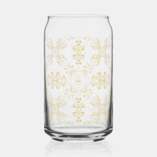 Bedrukte blikglas blikvorm glas