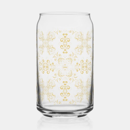 Bedrukte blikglas blikvorm glas (Rechts)