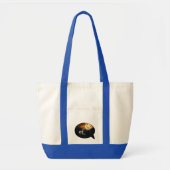 Bedrukte Dametas Tote Bag (Voorkant)