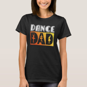 Bedrukte Dans Vader Ballet Vintage Retro Voor Mann T-shirt