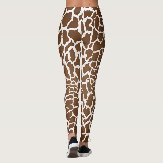 Bedrukte giraffe leggings (Achterkant)