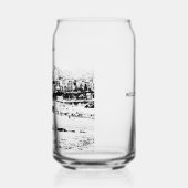 Bedrukte glazen bierpul 0,5l (Links)