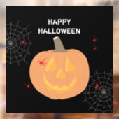 Bedrukte Happy Halloween-feest verouderde schedels Raamsticker (Vel 2)