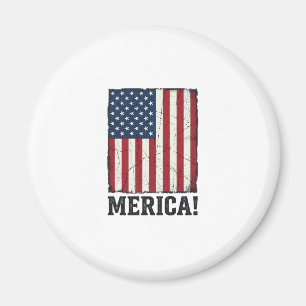 Bedrukte Merica Vlag Patriottisch Vector T-shirt D Magneet