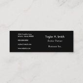 Bedrukte nepgroene slangenhuid Camo Style Design Mini Visitekaartje (Achterkant)