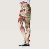 BEDRUKTE PAARD JAPANSE LEGGINGS (Links)