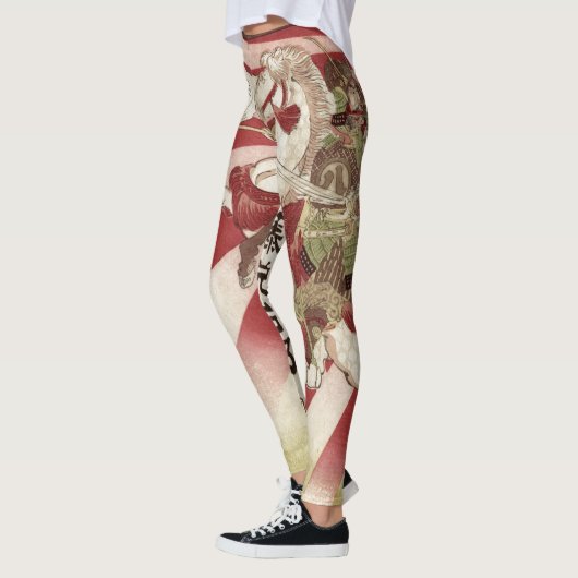 BEDRUKTE PAARD JAPANSE LEGGINGS (Links)