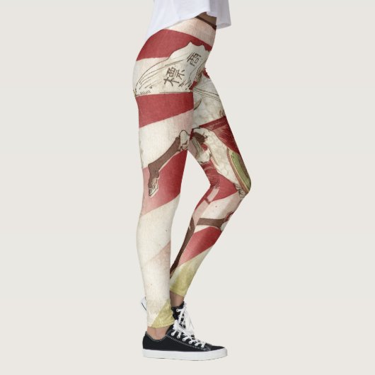 BEDRUKTE PAARD JAPANSE LEGGINGS (Rechts)