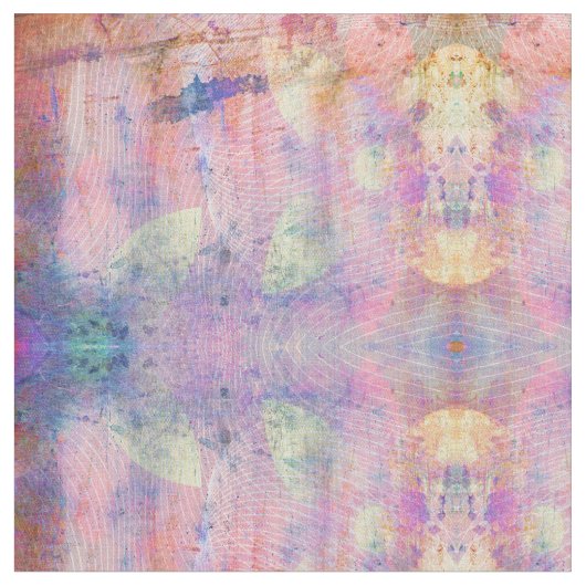 Bedrukte pastel grunge abstracte stof (Close Up)