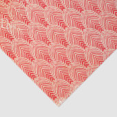 Bedrukte Rode Retro Tissuepapier (Detail)