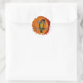 Bedrukte ronde stickers (Tas)