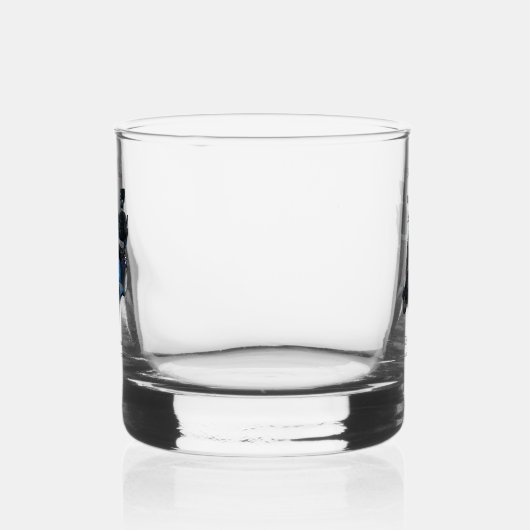 Bedrukte Rots Glas (Rechts)