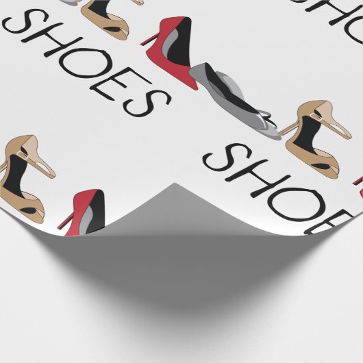 Bedrukte schoenen!REMOVE! Cadeaupapier (Hoek)