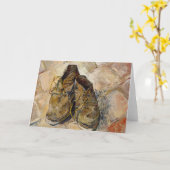 Bedrukte schoenen!REMOVE! | Vincent van Gogh Kaart (Gele Bloem)