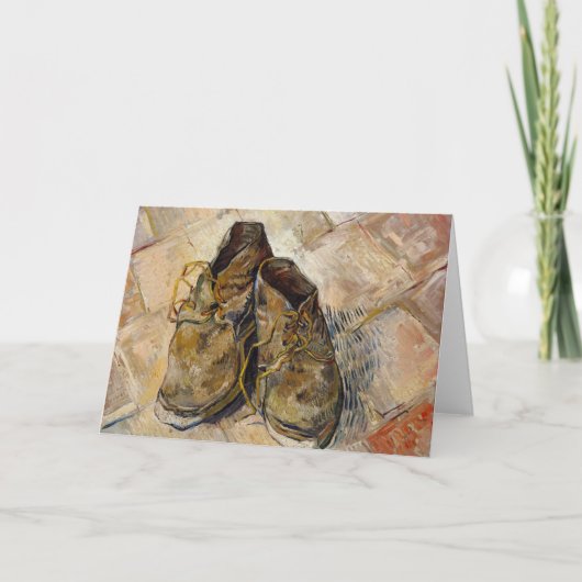 Bedrukte schoenen!REMOVE! | Vincent van Gogh Kaart (Voorkant)