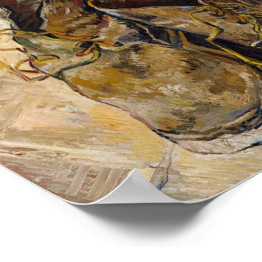 Bedrukte schoenen!REMOVE! | Vincent van Gogh Poster (Hoek)