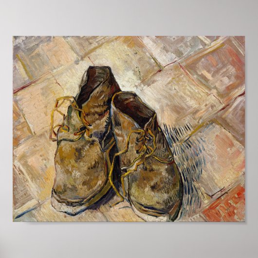 Bedrukte schoenen!REMOVE! | Vincent van Gogh Poster (Voorkant)