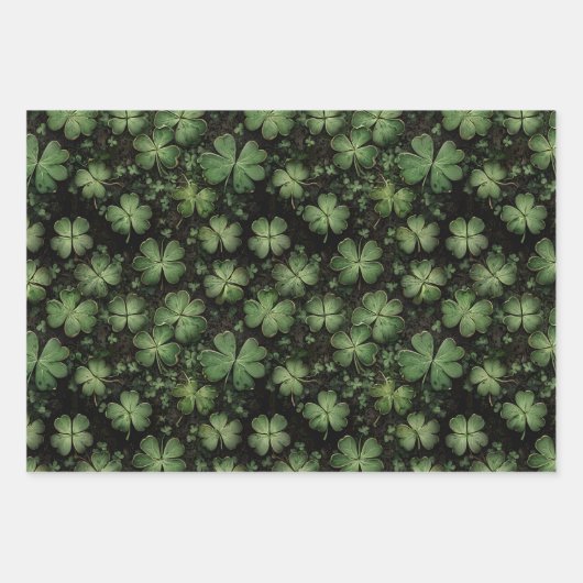 Bedrukte St. Patrick's Day-patroon Inpakpapier Vel (Voorkant 3)