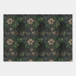 Bedrukte St. Patrick's Day-patroon Inpakpapier Vel