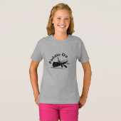 Bedrukte T-shirt met afbeelding van een roeispan - (Voorkant volledig)