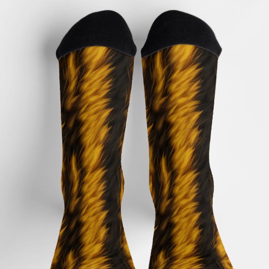 Bedrukte Tiger Fur Sokken (Top)