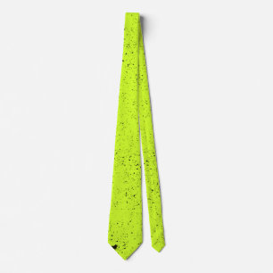Bedrukte urbane kunst neon vloeiende chartreuse ve stropdas