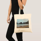 Bedruthan Steps Carnewas Cornwall England Tote Bag (Voorkant (product))