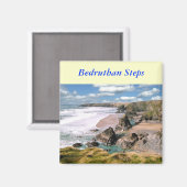 Bedruthan Steps, Cornwall Magneet (Voorkant / Achterkant)