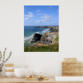Bedruthan Steps, Cornwall Poster (Keuken)