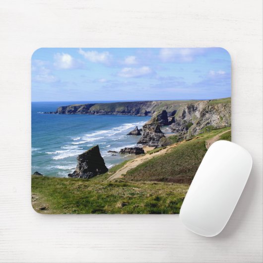 Bedruthstappen Cornwall Muismat (Met muis)
