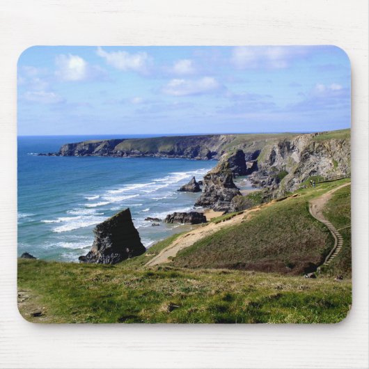 Bedruthstappen Cornwall Muismat (Voorkant)