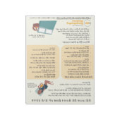 Bedsharing en borstvoeding Scheur-weg (Koreaans) Notitieblok (Linkerzijde)