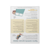 Bedsharing en borstvoeding Scheur-weg (Kroatisch) Notitieblok (Linkerzijde)