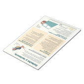 Bedsharing en borstvoeding Scheur-weg (Spaans) Notitieblok (Schuin)