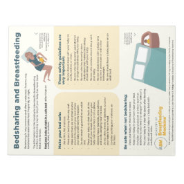 Bedsharing en borstvoeding Tear-away (Nederlands) Notitieblok