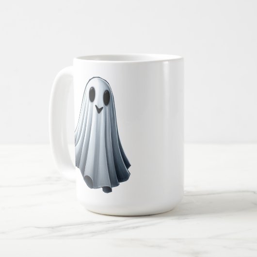 Bedsheet Ghost Koffiemok (Voorkant links)