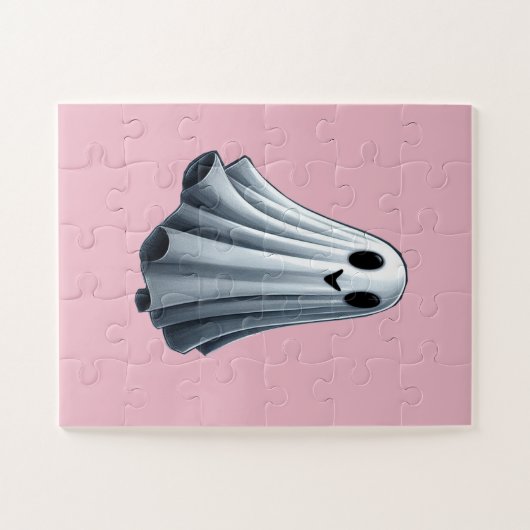 Bedsheet Ghost Legpuzzel (Horizontaal)