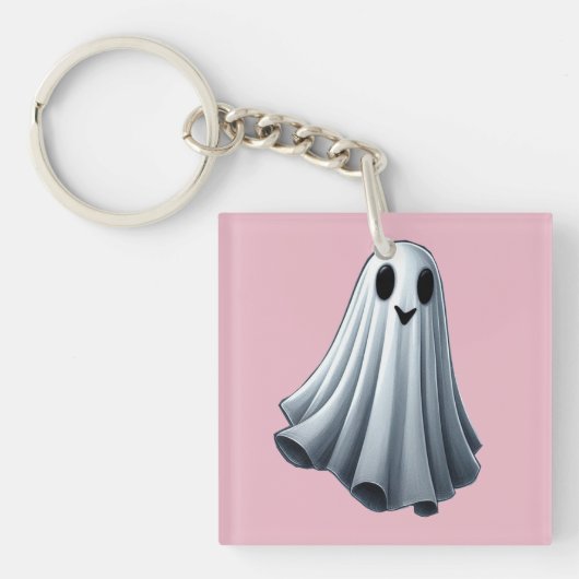 Bedsheet Ghost Sleutelhanger (voorkant)