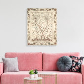 Bedsprei met palmboommotiften canvas afdruk (Insitu (Woonkamer))