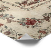 Bedsprei met palmboommotiften poster (Hoek)