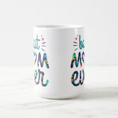 Bedt mama ooit schattige bloemtypografie koffiemok (Center)