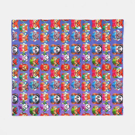 Bedtijd baby's knuffelfleece deken (Voorkant (Horizontaal))