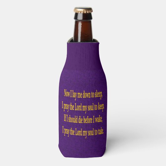 BEDTIJD GEBED FLESJESKOELER (Fles Voorkant)