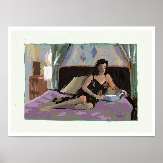 bedtijd lezen poster (Voorkant)