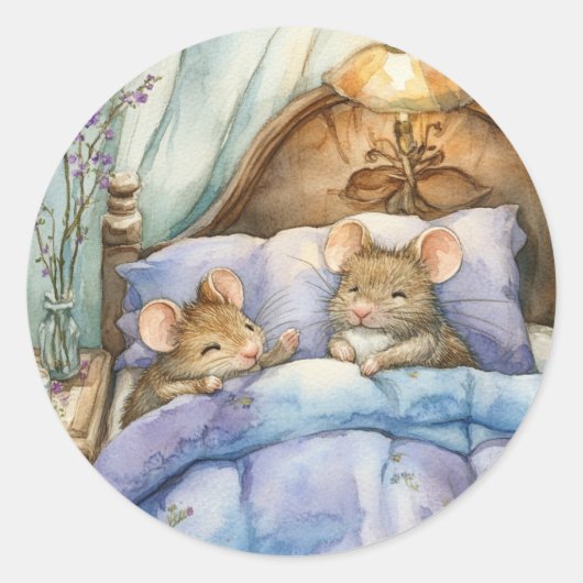 Bedtijd Muizen Stickers (Voorkant)