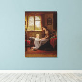 Bedtime, 1890 (olie op het paneel) canvas afdruk (Insitu (Houten vloer))